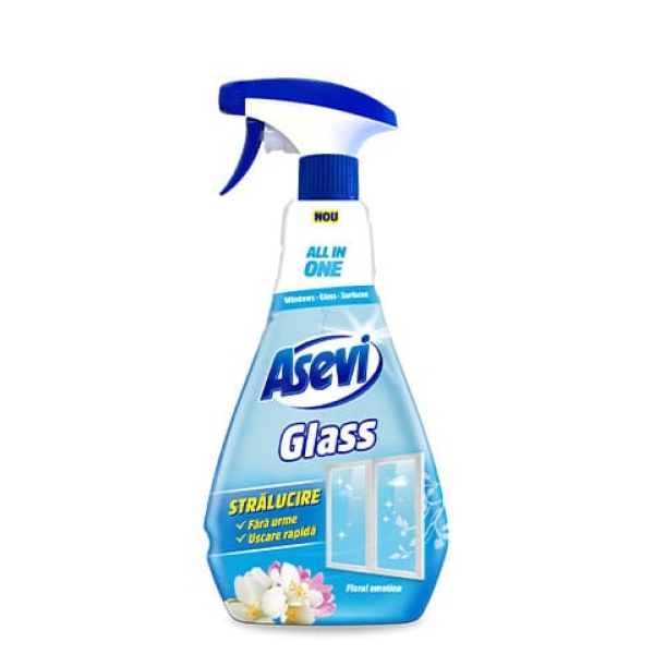 Asevi solutie geamuri cu puverizator 750 ml