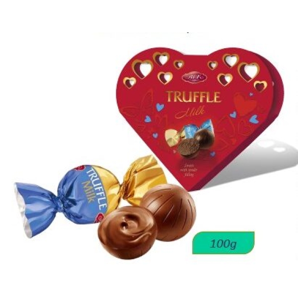 Truffle cu aroma de ciocolata cu lapte 100 gr